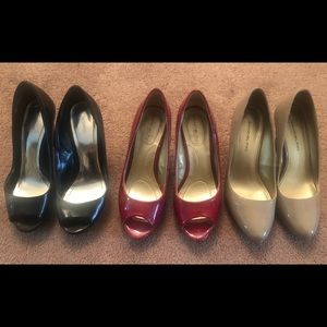 PRICE DROP!!  LOT OF 3 SEXY PUMPS SIZE 6